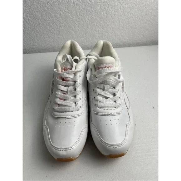 Reebok Classic Womens Size 7.5 White‎ Athletic Leather Shoes Sneakers - Picture 2 of 10